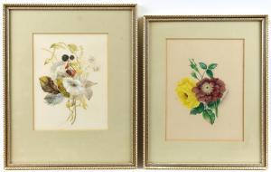 HOLLAND Thomas 1799-1870,set of four flower studies,Ewbank Auctions GB 2021-06-17