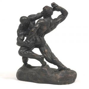HOLLAND Thomas 1917-2004,Two Wrestlers,1966,Aspire Auction US 2020-09-04