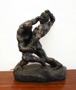 HOLLAND Thomas 1917-2004,Wrestlers,1966,O'Gallerie US 2020-03-30