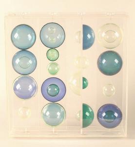 HOLLAWAY Antony 1928-2000,blue and green spheres,1969,Bonhams GB 2003-03-18