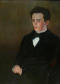 HOLLECK WEITHMANN Karl 1872-1955,Portrait von F. Busoni,1896,Reiner Dannenberg DE 2008-12-05