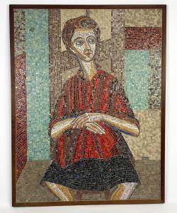 HOLLEMAN DAVID 1927-2020,Expectant Mother (portrait of the artist's wife),CRN Auctions US 2021-10-24