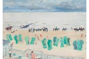HOLLEMAN Frida 1908-1999,The summerly day at the beach, Scheveninge,1960,AAG - Art & Antiques Group 2015-11-30