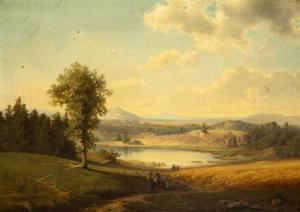 HOLLMANN Ferdinand 1835,A Bohemian Landscape,1864,Palais Dorotheum AT 2012-03-10