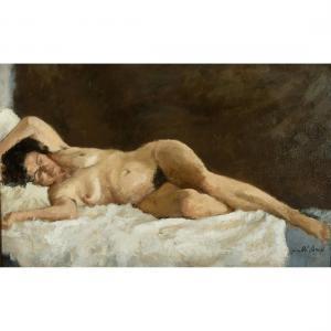 HOLLO Laszlo 1887-1976,Nude Resting,MICHAANS'S AUCTIONS US 2022-12-17