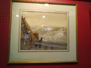 HOLLOWAY Charles Edward 1838-1897,Impressionist coastal scene,TW Gaze GB 2021-12-30