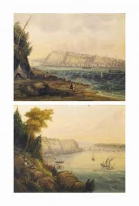 HOLLOWAY Fred H 1840-1853,Quebec from Point Levis,1851,Christie's GB 2015-04-01