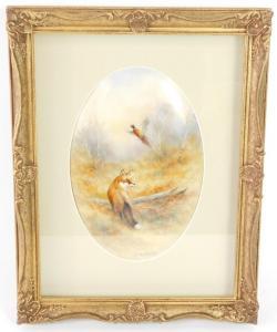 HOLLOWAY Milwyn,A fox and a pheasant,Golding Young & Co. GB 2021-09-01