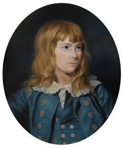 HOLLOWAY THOMAS 1749-1827,Portrait of a boy, bust-length, in a blue coat and,Bonhams GB 2011-09-13