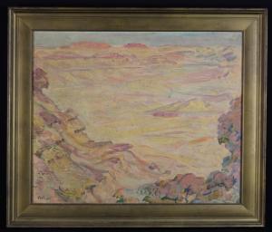 HOLM Arthur 1890-1946,Desert Landscape in rosy light,Wilkinson's Auctioneers GB 2017-04-23