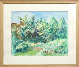 Holman Art 1926,Texas Street Garden,Clars Auction Gallery US 2010-01-10