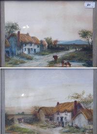 Holman R.W,Thatched cottages,David Lay GB 2011-01-13