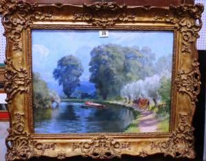 Holmes Arthur,The tow path,Bellmans Fine Art Auctioneers GB 2017-07-29