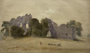 HOLMES Basil 1800-1800,Leybourne Castle - Kent,1883,Duggleby Stephenson (of York) UK 2022-07-08