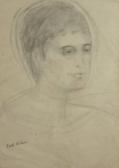 HOLMES Edith Lilla 1893-1973,Portrait of a lady,Mossgreen AU 2008-12-07