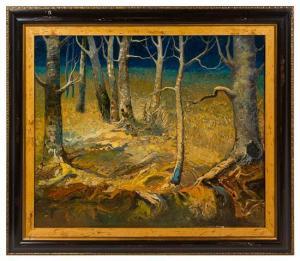 HOLMES Palmer Z 1896-1955,Forest Scene,Hindman US 2017-03-30