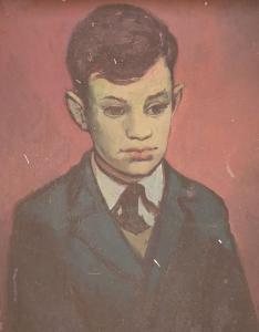 HOLMES Paul,Portrait of a young man,Gorringes GB 2021-08-23