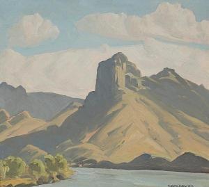 HOLMES Ralph William 1876-1963,Canyon Walls along a River,Bonhams GB 2008-11-24