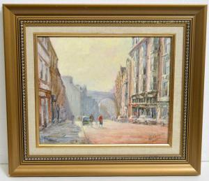 HOLMES Walter 1936,A view down Dean Street, Newcastle-Upon-Tyne,Anderson & Garland GB 2023-09-07