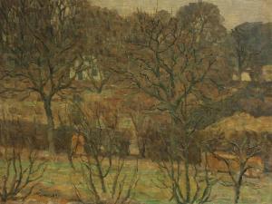HOLSOE Niels 1865-1928,Landscape with trees,Bruun Rasmussen DK 2024-03-25