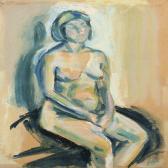 HOLST Vibeke,Sitting naked woman,1979,Bruun Rasmussen DK 2016-05-23