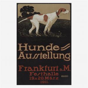 HOLSTEIN Gustav 1876-1955,Hunde Ausstellung,1911,Freeman US 2020-09-15