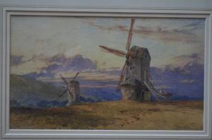 holston 1900-1900,Landscape with two windmills,Andrew Smith and Son GB 2017-11-07