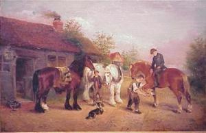 HOLT Edwin Frederick 1830-1912,A TRIP TO THE FARRIERS,William Doyle US 2000-11-07