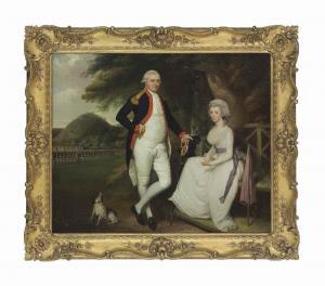 HOME Robert 1752-1834,Double portrait of Lieutenant-Colonel William Syde,Christie's GB 2016-07-08