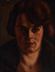 HOMMEL Conrad 1883-1971,PORTRAIT OF A WOMAN,Burchard US 2017-08-20