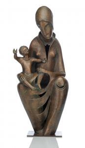 HOMOLKA Emil Jo 1925,Madonna with Child, sitting,Nagel DE 2021-07-15
