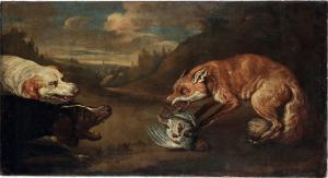 HONDIUS Abraham Danielsz 1625-1695,La caccia alla volpe,Cambi IT 2022-11-23