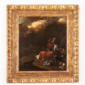 HONDIUS Abraham Danielsz 1625-1695,Scena di caccia,Wannenes Art Auctions IT 2022-10-04