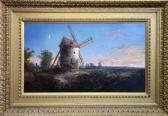 HONE F 1900-1900,windmills at sunset,Ewbank Auctions GB 2013-06-26