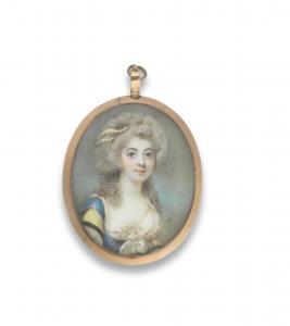 HONE Horace 1756-1825,A portrait miniature of Mary Viscountess Dillon né,1787,Bonhams GB 2023-09-13