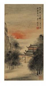 HONG ZHANG 1577-1668,PAYSAGE,1646,Christie's GB 2022-12-16