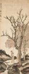 HONGSHOU CHEN 1768-1822,Scholars in Autumn Landscape,Sotheby's GB 2024-04-08