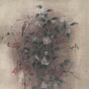 HONGWEI JIANG 1957,Begonia and Camellia,1990,Christie's GB 2017-05-29
