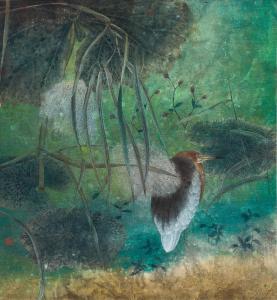 HONGWEI JIANG 1957,Bird by the Lotus Pond,Sotheby's GB 2021-08-11