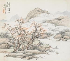 HONGYU Qian 1865-1917,Landscapes,1905,Bonhams GB 2014-03-17