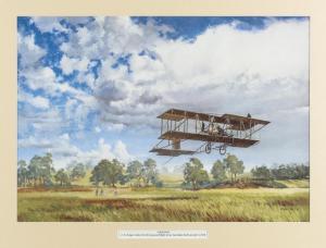 HONISETT Ray,AIRBORNE J R Duigan makes the first powered flight,1910,Mossgreen AU 2017-04-30