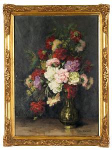 HONNORAT Lillie 1800-1900,Rosen in Vase,1900,Palais Dorotheum AT 2014-11-19