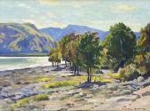 HONOUR Basil 1897-1988,Summer Morning Lake Hawea,International Art Centre NZ 2023-02-13