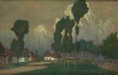 HONSA Jan 1876-1937,A Landscape with Poplars,Palais Dorotheum AT 2011-05-21