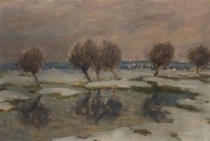 HONSA Jan 1876-1937,Winter Landscape,Palais Dorotheum AT 2015-11-28