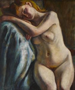 HONTA Renee 1894-1955,NUDE STUDY, GIRL RESTING,1925,Whyte's IE 2018-10-01