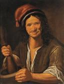 HONTREARF Gherardo 1590-1656,Ritratto maschile con pestello,Cambi IT 2010-05-25
