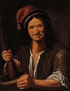 HONTREARF Gherardo 1590-1656,Ritratto maschile con pestello,Cambi IT 2012-02-27