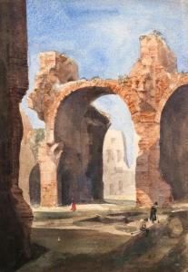 HOOD Albert 1841-1921,The Baths of Caracalla,Rosebery's GB 2018-07-18