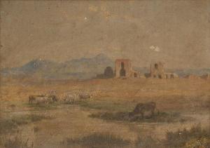HOOD S,A view in the Roman campagna,1900,Bonhams GB 2009-08-19